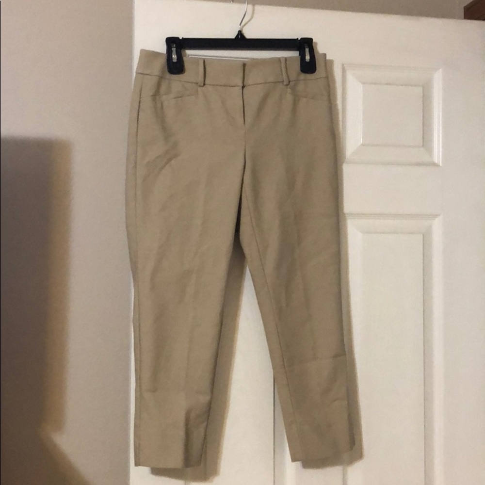 Loft kaki dress pants